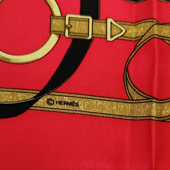 Hermes Silk Scarf, Eperon d'Or - Picture 5 of 11